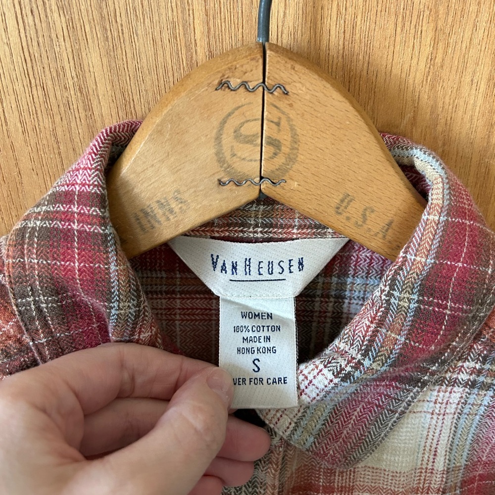 Plaid Button-Up Shirt - Picture 4 of 7